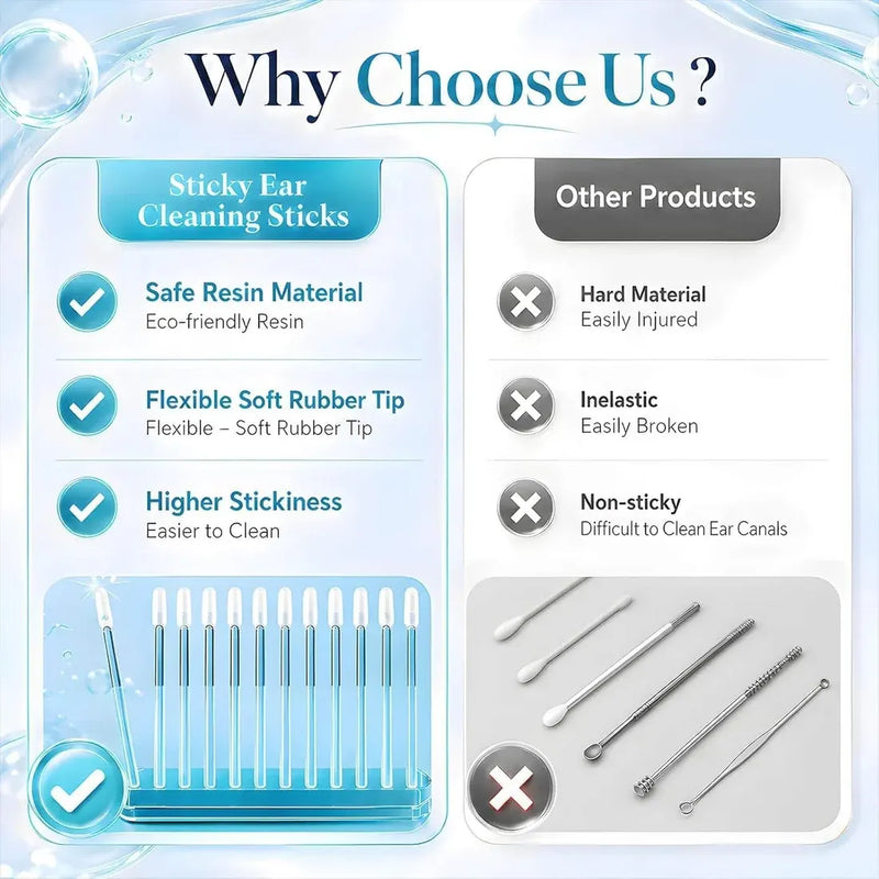 Sticky Ear Cleaning Sticks (24 Pcs)