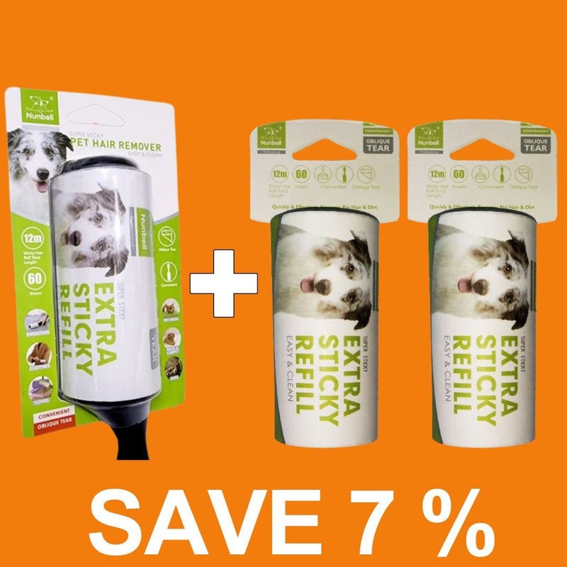 Pet Hair Remover Lint Roller (Refillable) - PurrZone